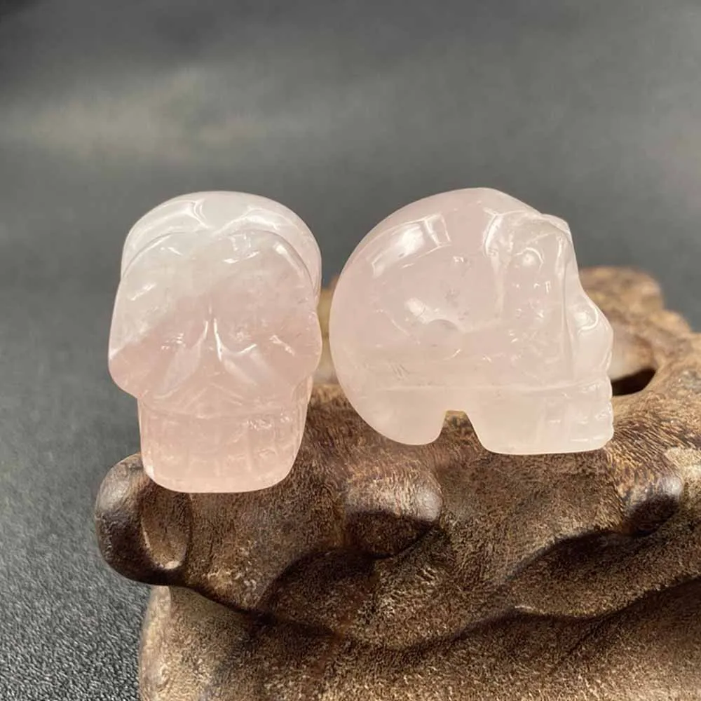 Gothic Natural Crystal Stone Skull Beaded Figurine sold by GTHIC product image thumbnail 5