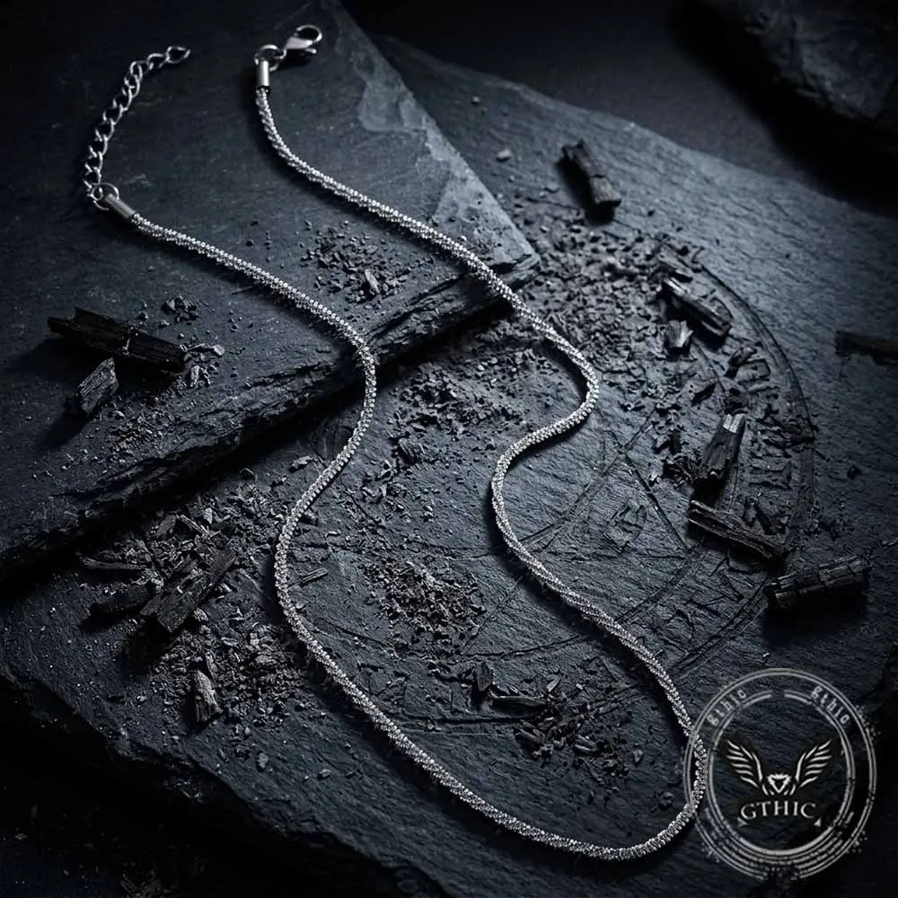Simple Shimmering Stainless Steel Clavicle Necklace sold by GTHIC product image thumbnail 5