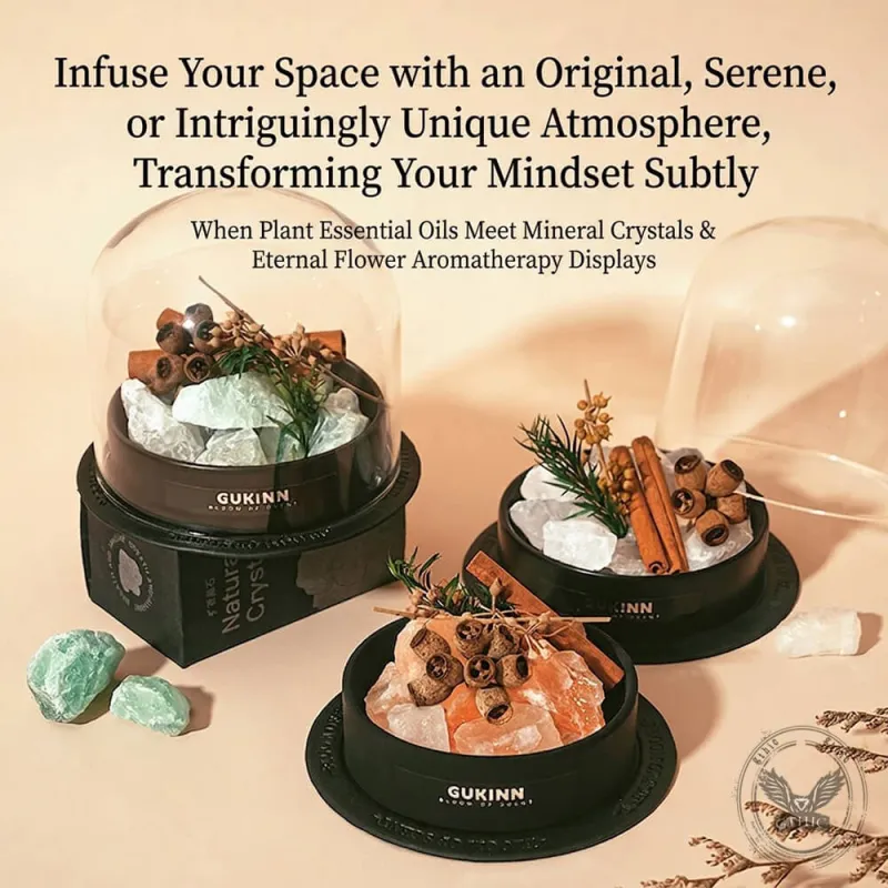 Secret Realm Aromatherapy Essential Oil Diffuser Crystal Figurine made by GTHIC