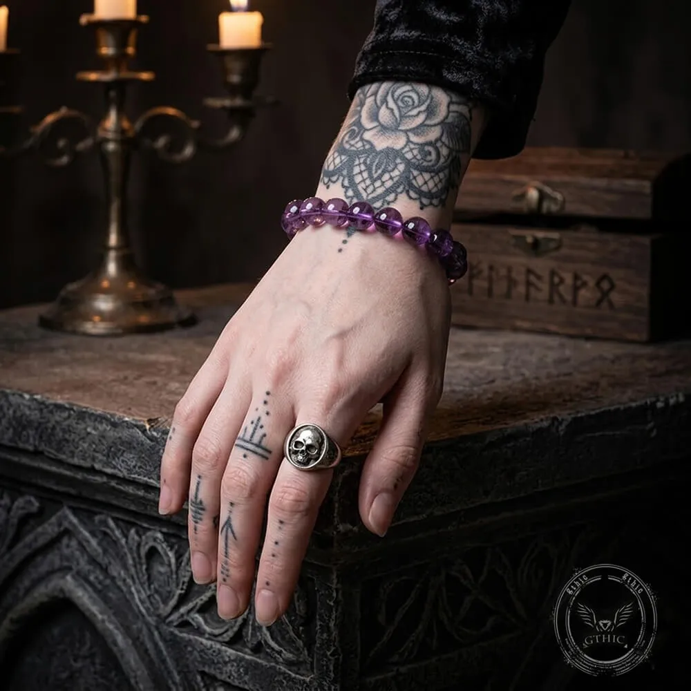 Natural Light Purple Brazilian Crystal Bead Bracelet sold by GTHIC product image thumbnail 2