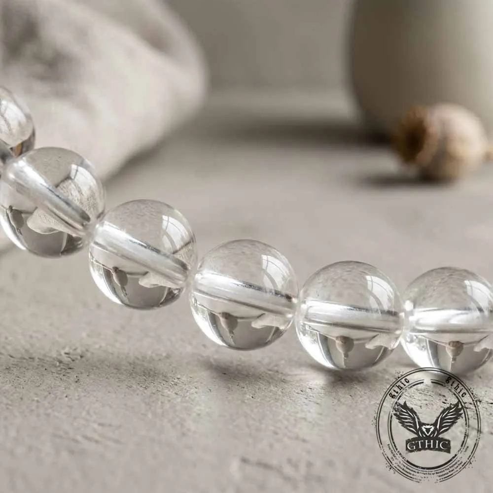 Simple Natural Clear Crystal Beaded Bracelet sold by GTHIC product image thumbnail 5