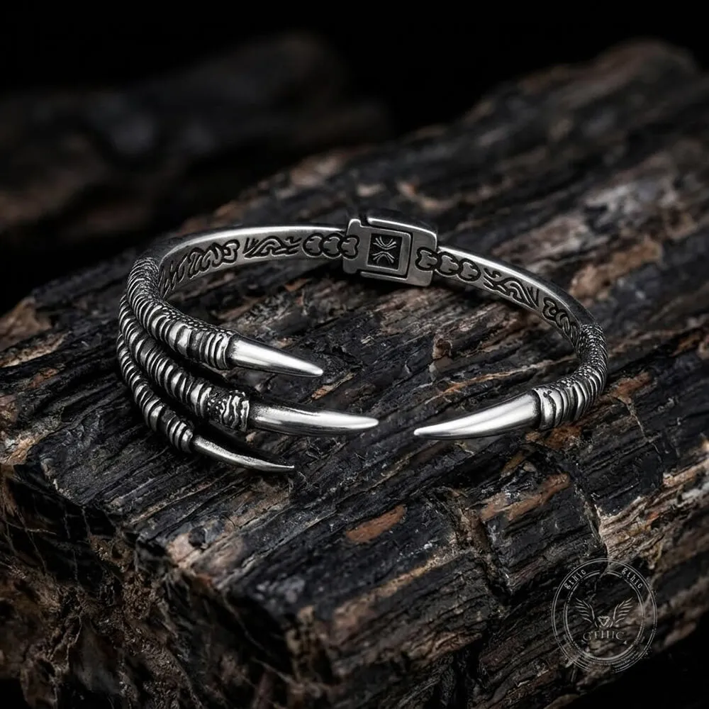 Punk-Style Dragon Claw Stainless Steel Open Bracelet sold by GTHIC product image thumbnail 4
