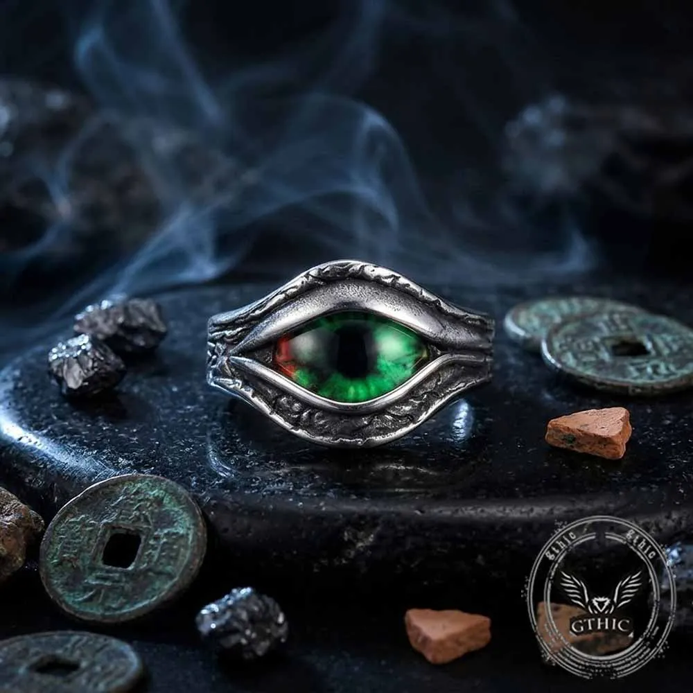 Vintage Devil Eye Stainless Steel Ring sold by GTHIC product image thumbnail 3
