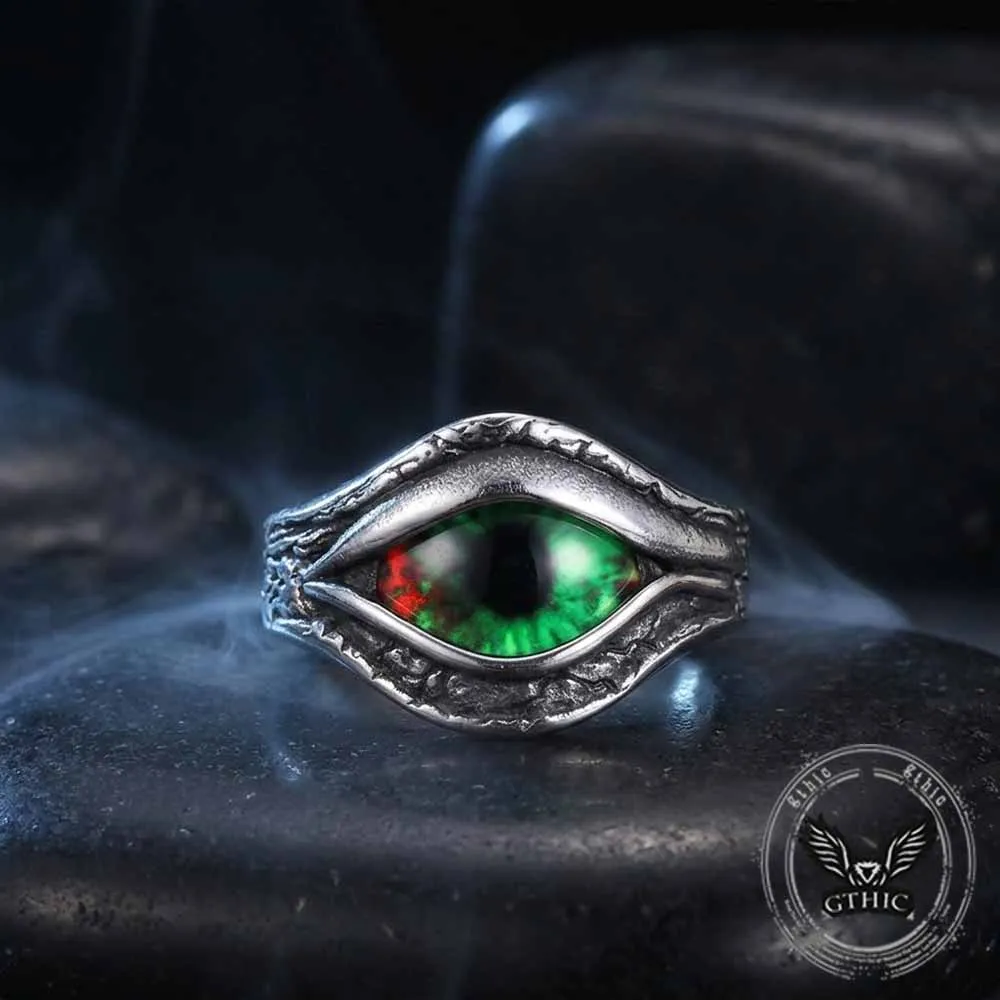 Vintage Devil Eye Stainless Steel Ring sold by GTHIC product image thumbnail 5