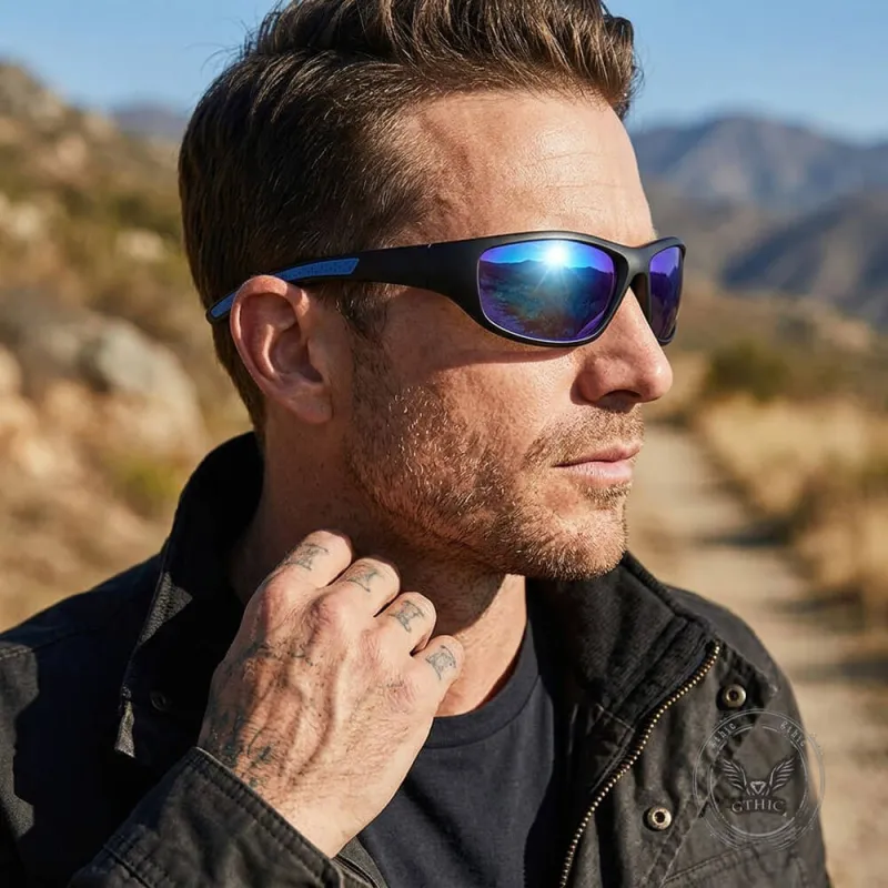 Stylish Outdoor Cycling Polarized UV-Proof PC Sunglasses made by GTHIC