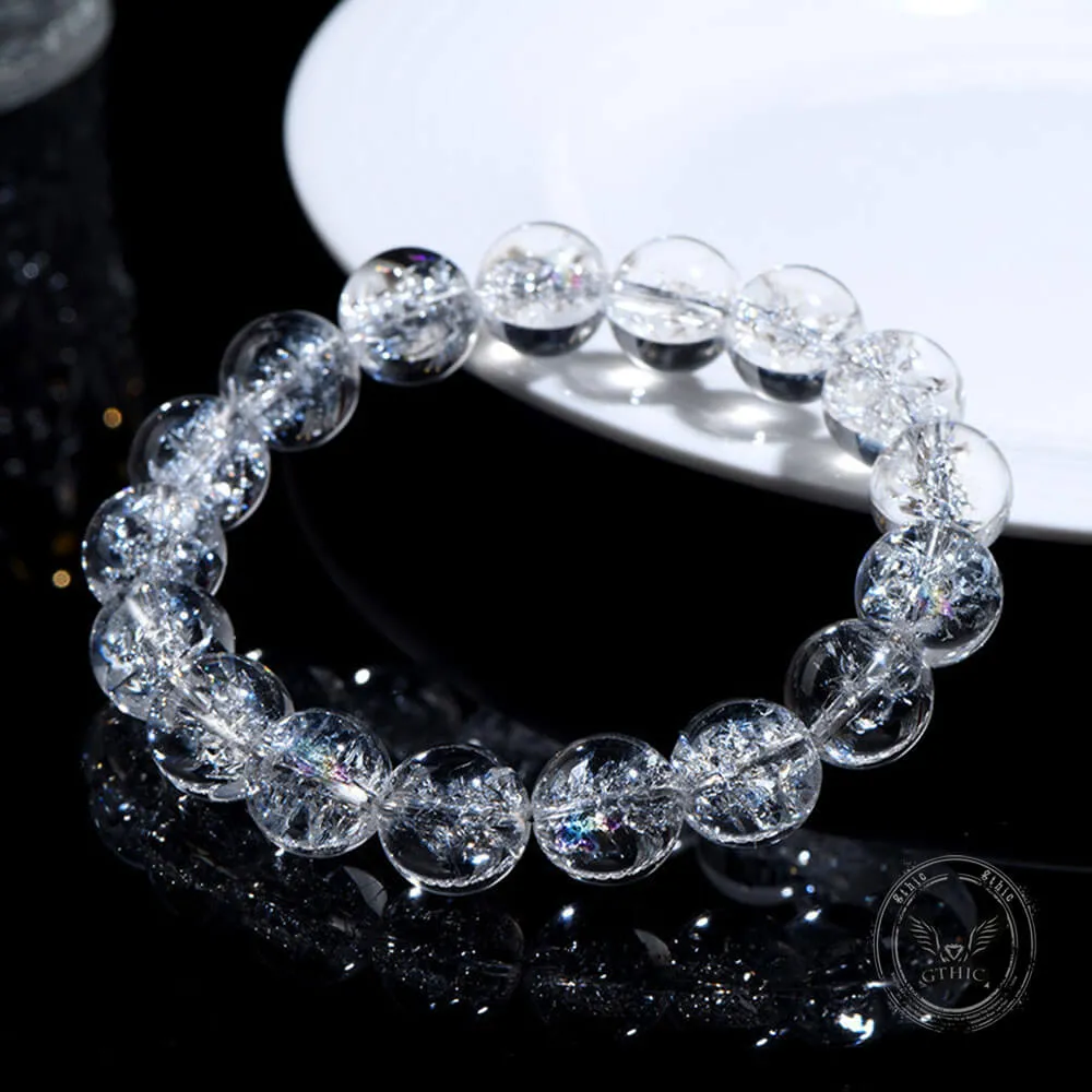 Simple Natural Clear Crystal Bead Bracelet sold by GTHIC product image thumbnail 5