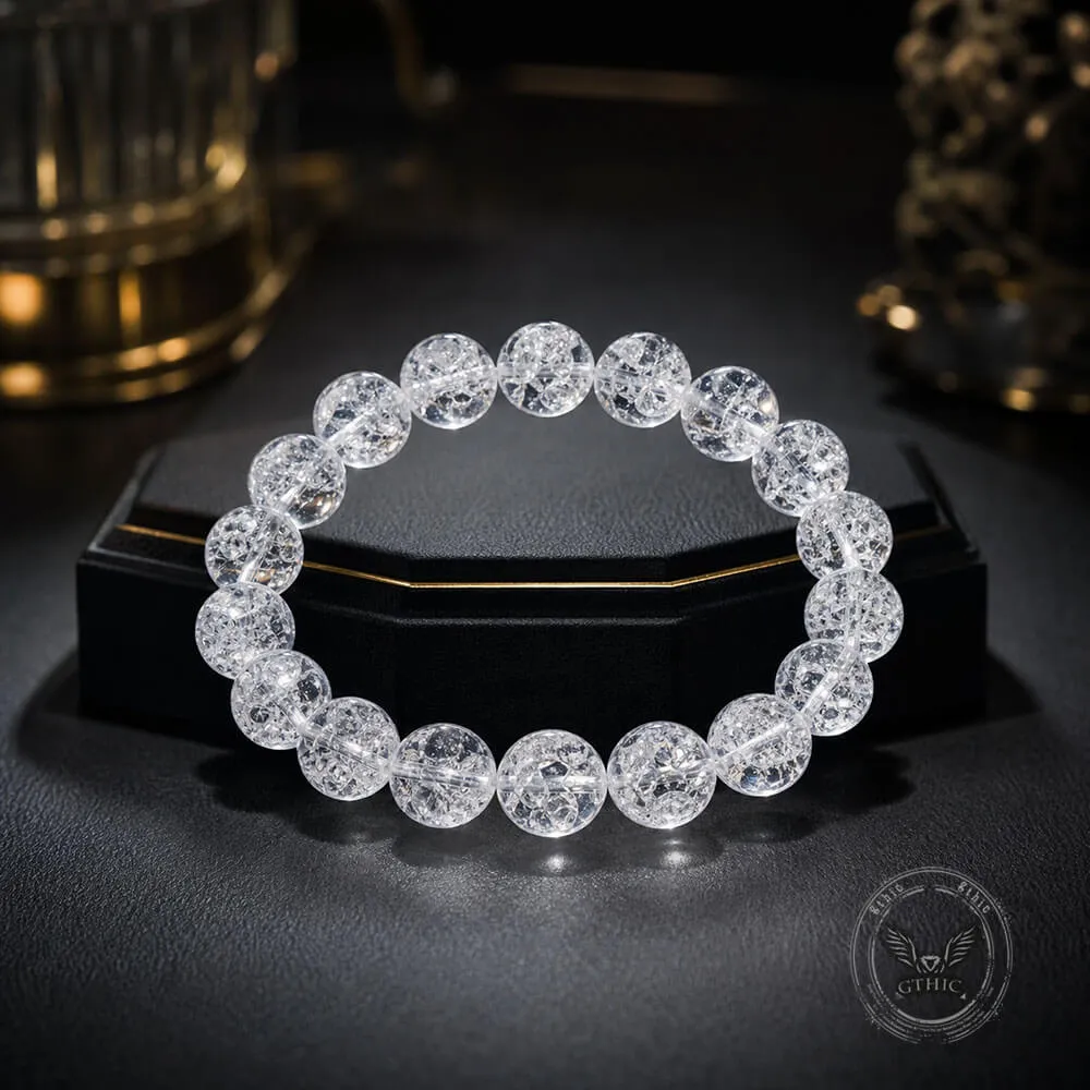 Simple Natural Clear Crystal Bead Bracelet sold by GTHIC product image thumbnail 4