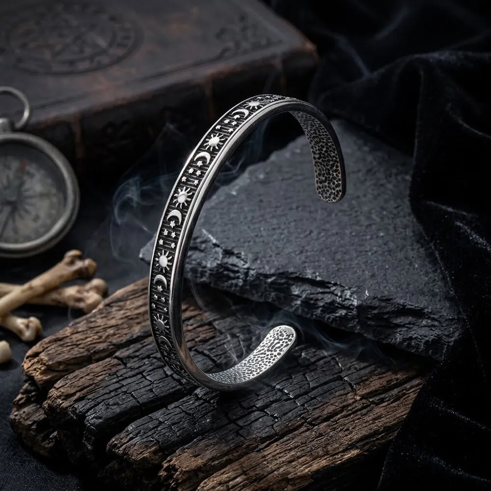 Punk Skull Head Stainless Steel Open Bracelet sold by GTHIC product image thumbnail 4