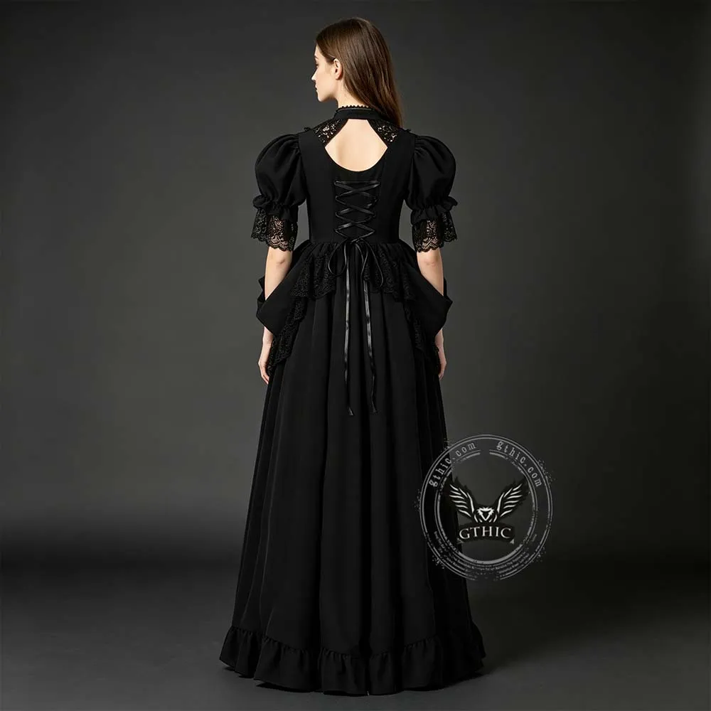 Vintage Victorian Palace Evening Gown Long Dress sold by GTHIC product image thumbnail 2