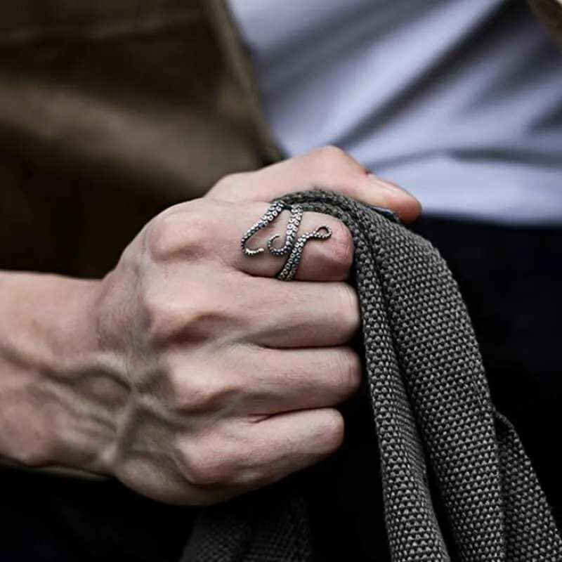 Octopus Arms Stainless Steel Ring sold by GTHIC product image thumbnail 2