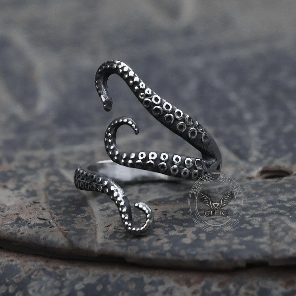Octopus Arms Stainless Steel Ring sold by GTHIC product image thumbnail 4