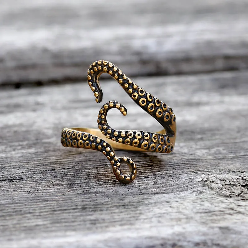 Octopus Arms Stainless Steel Ring sold by GTHIC product image thumbnail 3