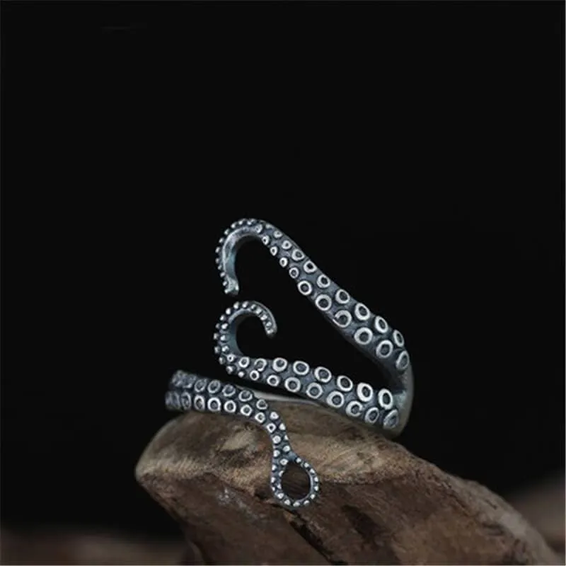 Octopus Arms Stainless Steel Ring sold by GTHIC