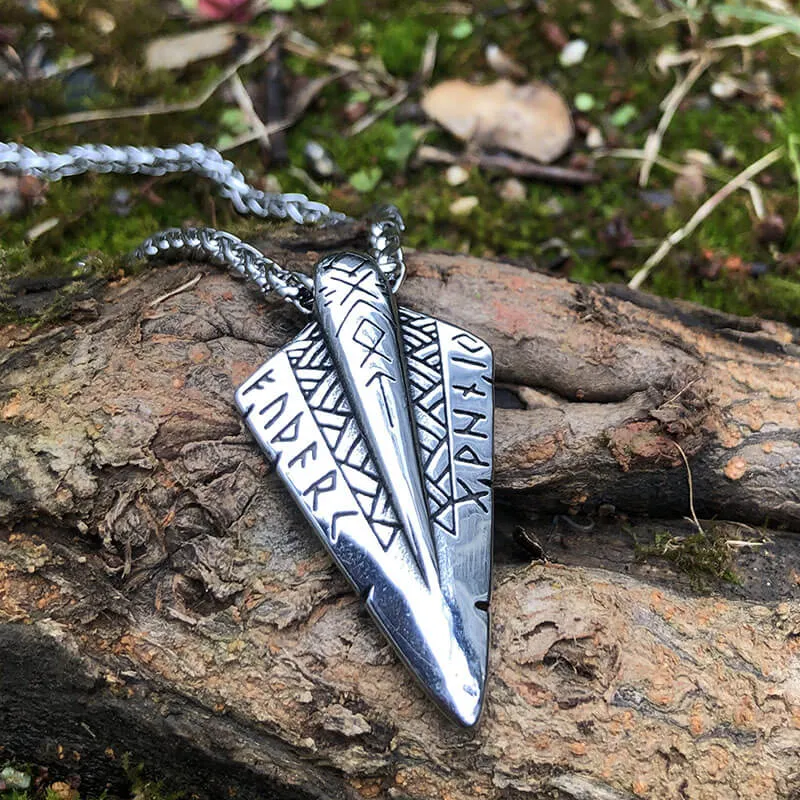 Nordic Spear Of Odin Stainless Steel Viking Pendant sold by GTHIC product image thumbnail 5