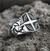 Pirate Compass Cross Stainless Steel Ring sold by GTHIC