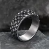 Dragon Scale Stainless Steel Ring sold by GTHIC