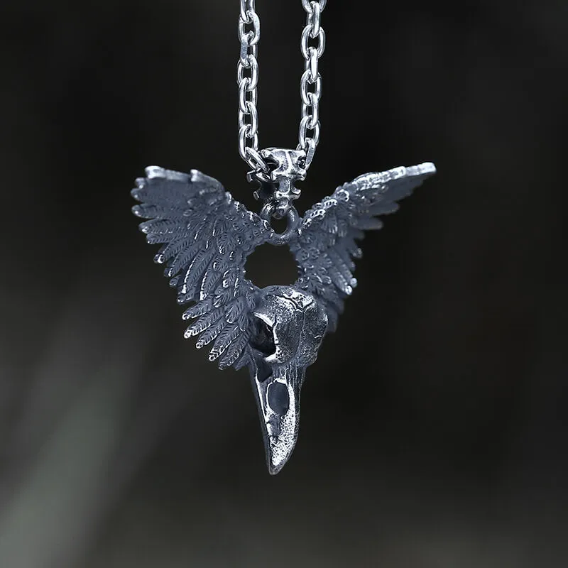 Crow Witcher Stainless Steel Pendant sold by GTHIC product image thumbnail 4