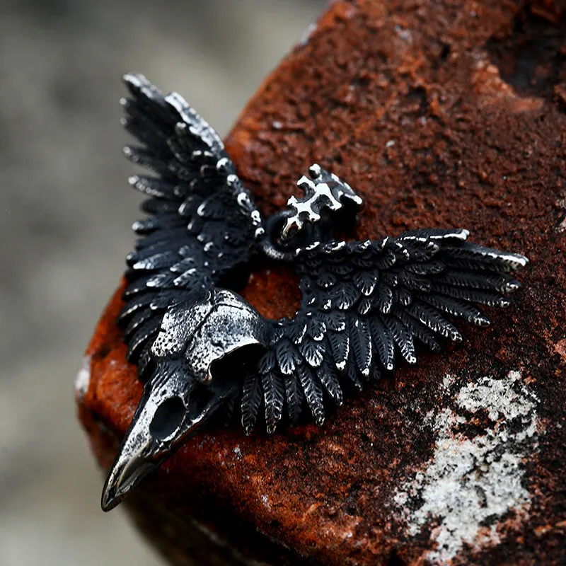 Crow Witcher Stainless Steel Pendant sold by GTHIC