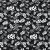 Classic Skulls Print Cotton Square Scarf sold by GTHIC