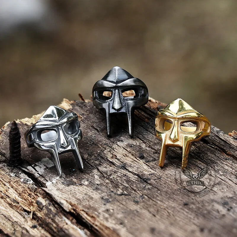 MF DOOM Mask Stainless Steel Ring sold by GTHIC product image thumbnail 4
