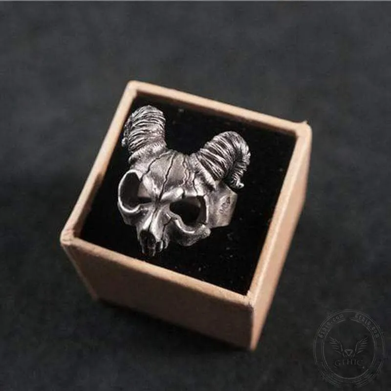 Pan's Labyrinth Sterling Silver Skull Ring sold by GTHIC product image thumbnail 3
