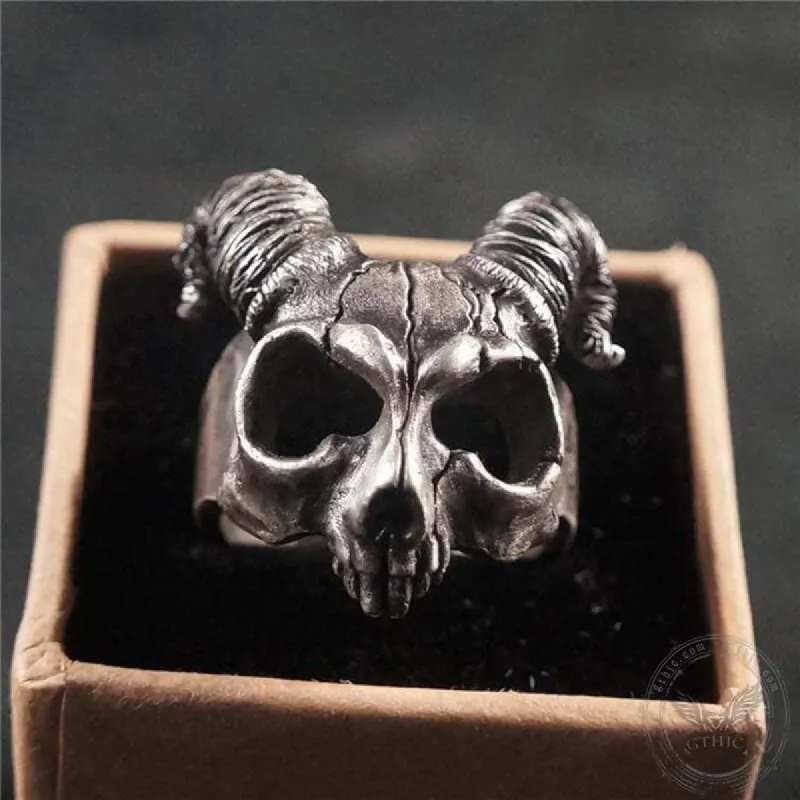 Pan's Labyrinth Sterling Silver Skull Ring sold by GTHIC