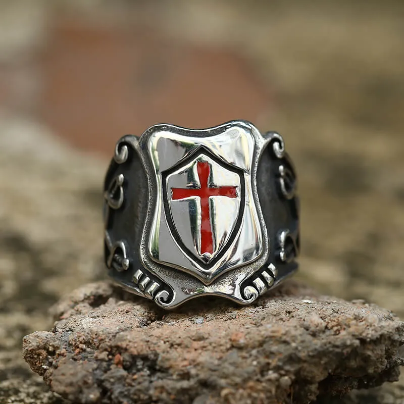 Paladin Shield Stainless Steel Ring sold by GTHIC