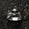 Winged Skull Sterling Silver Ring sold by GTHIC