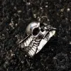 Winged Skull Sterling Silver Ring sold by GTHIC
