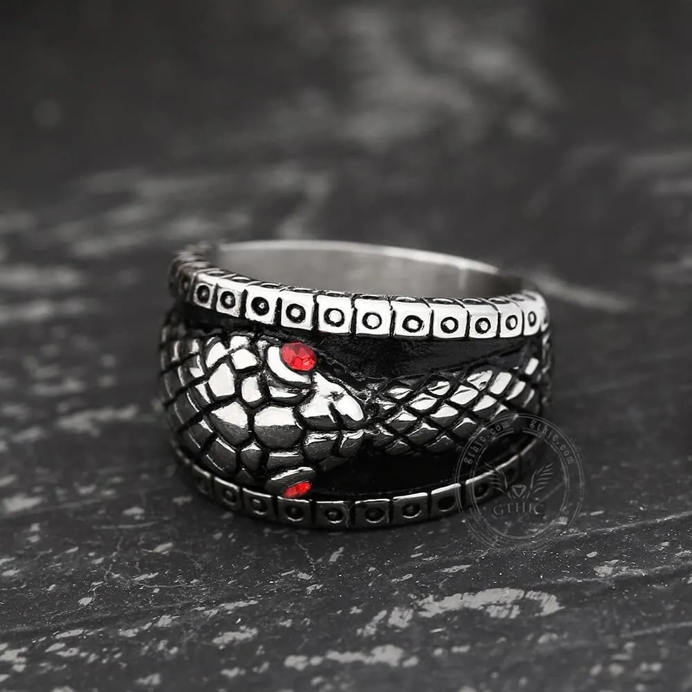 Ouroboros Stainless Steel Mythology Ring sold by GTHIC product image thumbnail 5