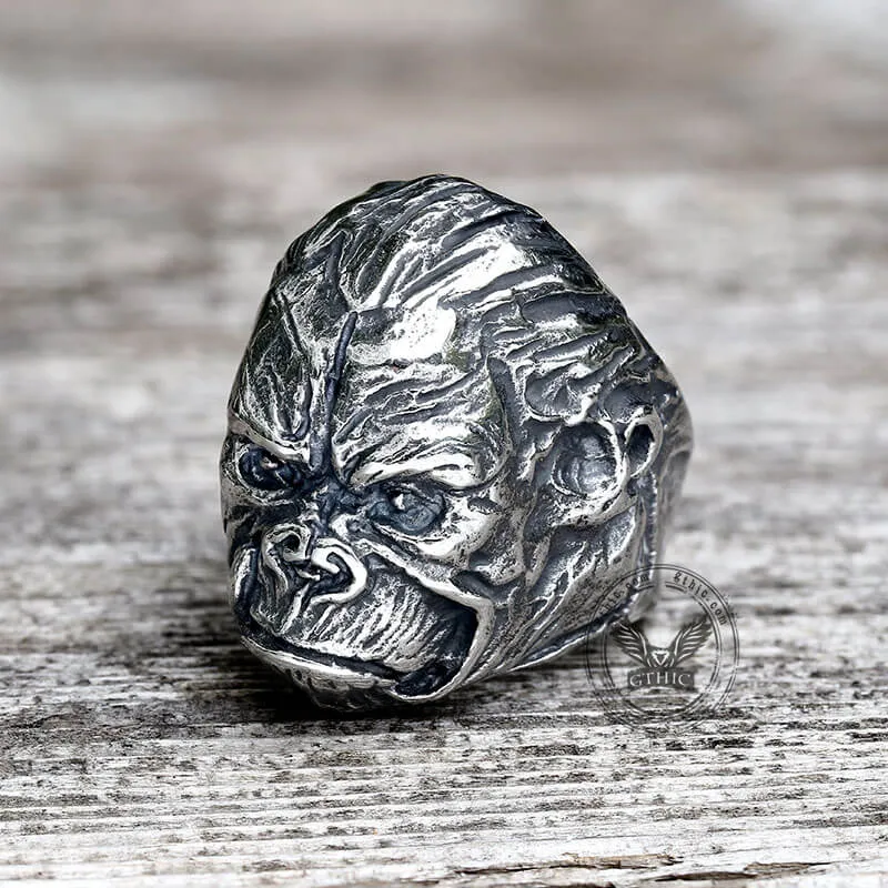Gorilla King Stainless Steel Animal Ring sold by GTHIC product image thumbnail 4