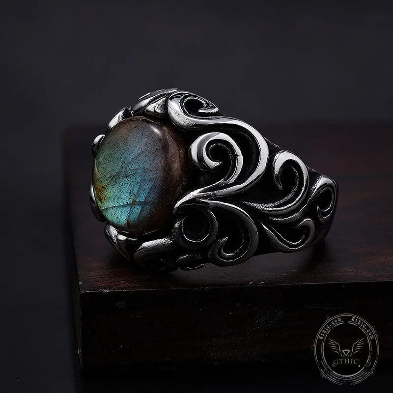 Gothic Moonstone Stainless Steel Ring sold by GTHIC product image thumbnail 2