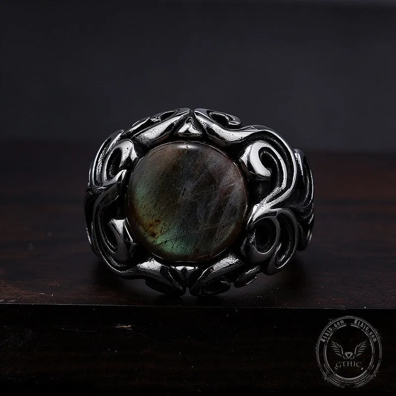 Gothic Moonstone Stainless Steel Ring sold by GTHIC product image thumbnail 4