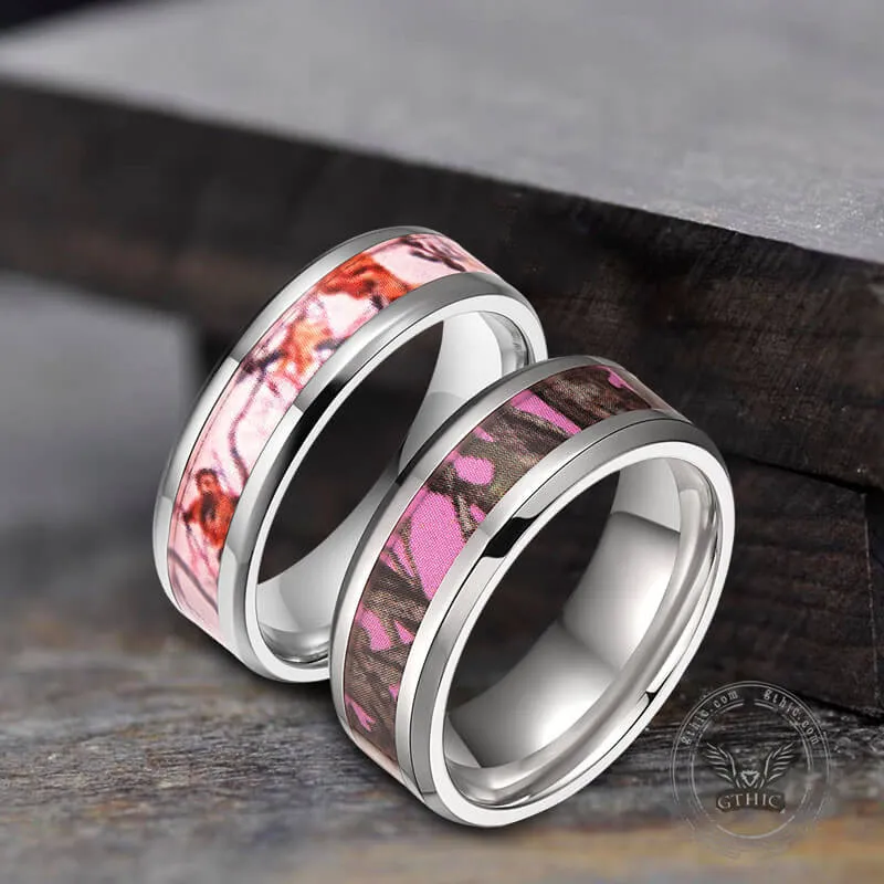 Simple Camo Titanium Wedding Ring sold by GTHIC