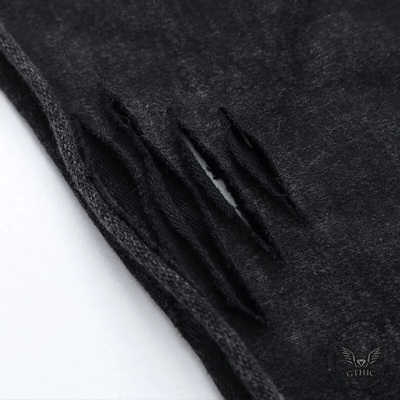 Vintage Rose Letter Print Hoodie sold by GTHIC product image thumbnail 5