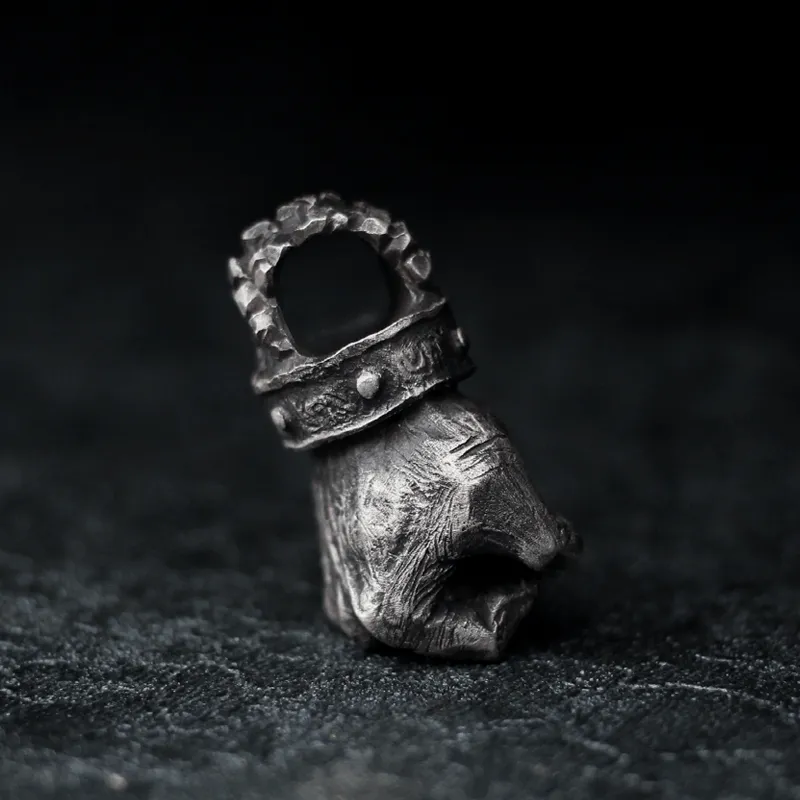 Powerful Fist of Fate Sterling Silver Brass Pendant sold by GTHIC product image thumbnail 3