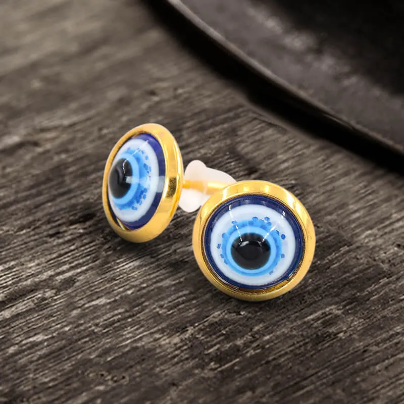 Evil Eye Stainless Steel Earrings sold by GTHIC