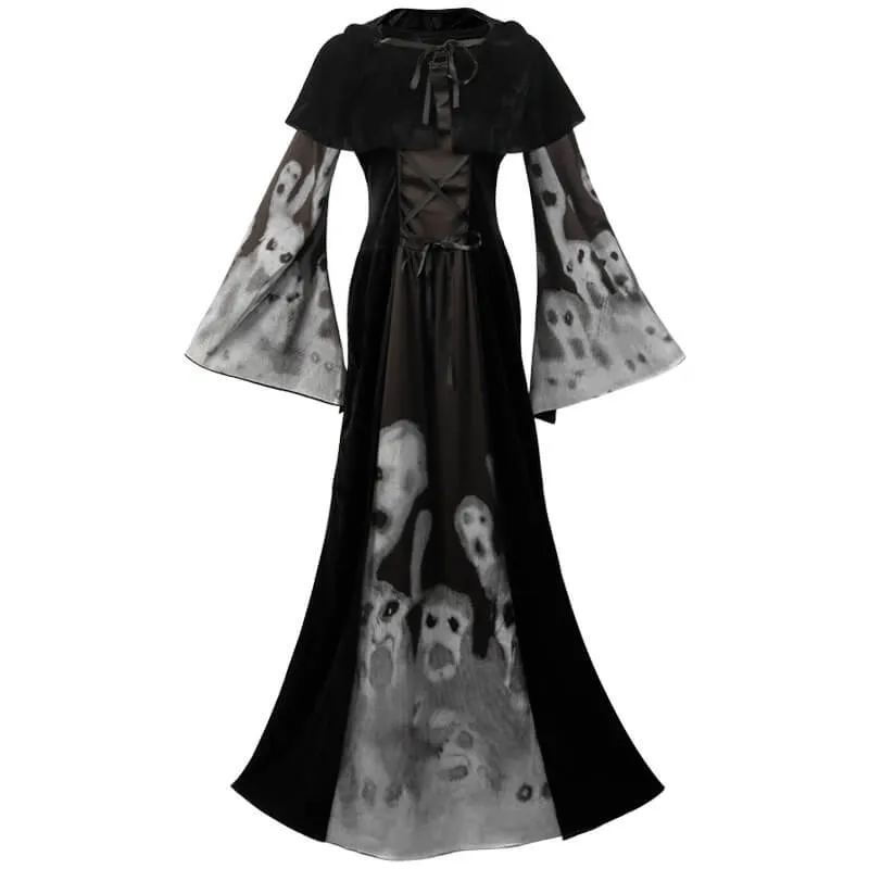 Skeleton Queen Gothic Dress Halloween Costume sold by GTHIC product image thumbnail 2