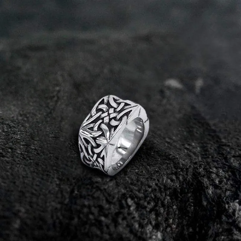 Simple Knot Sterling Silver Viking Ring sold by GTHIC product image thumbnail 4