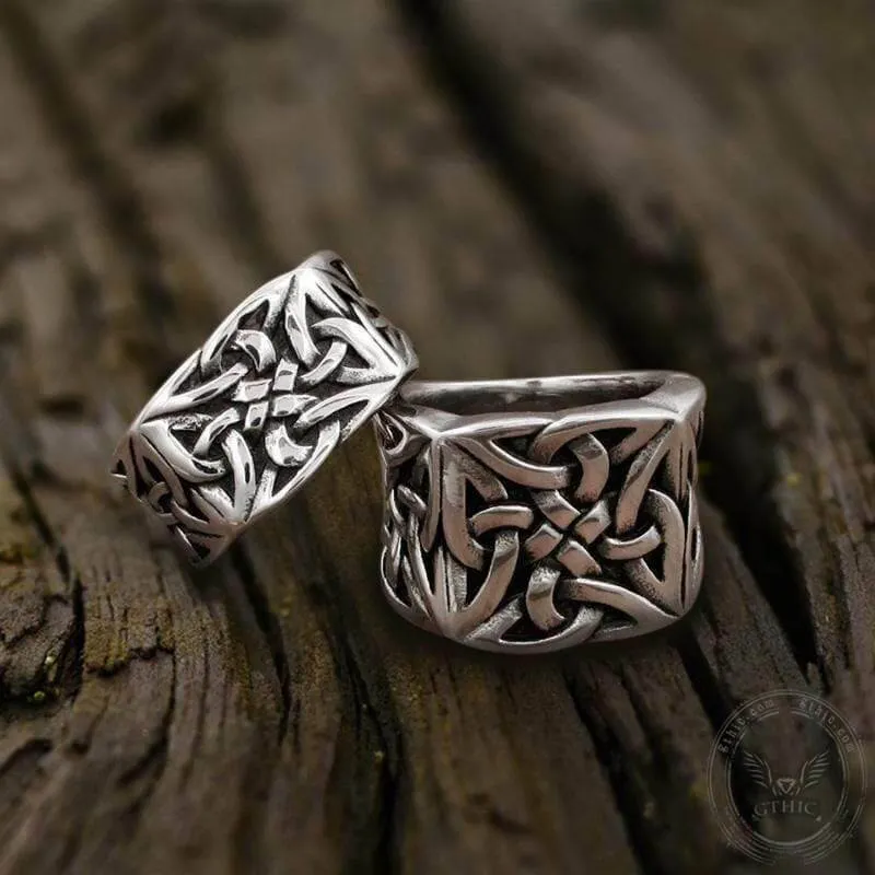 Simple Knot Sterling Silver Viking Ring sold by GTHIC product image thumbnail 2
