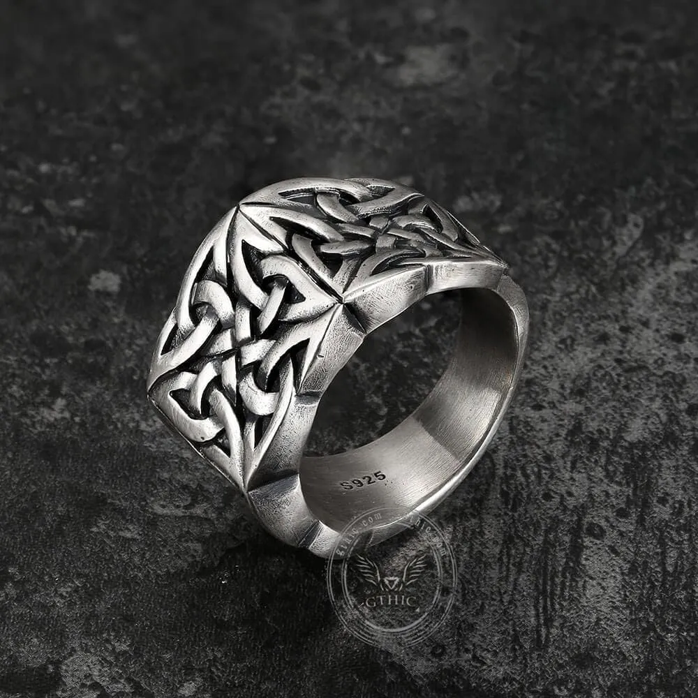 Simple Knot Sterling Silver Viking Ring sold by GTHIC product image thumbnail 3