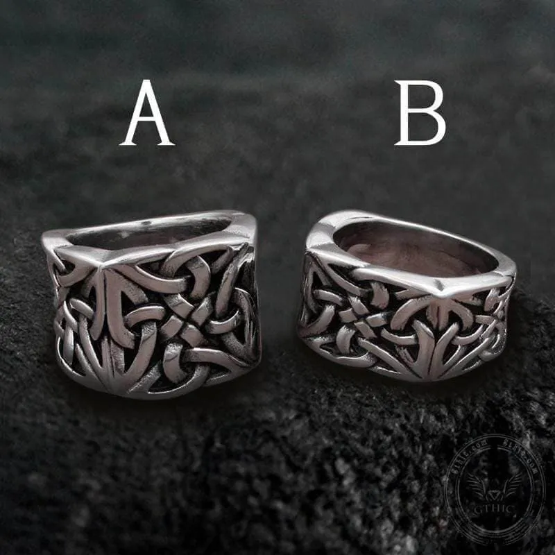 Simple Knot Sterling Silver Viking Ring sold by GTHIC product image thumbnail 5