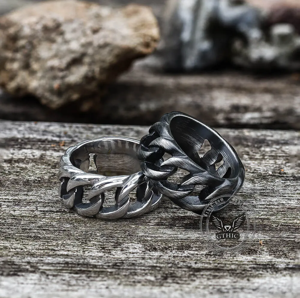 Weave Pattern Stainless Steel Ring sold by GTHIC product image thumbnail 3