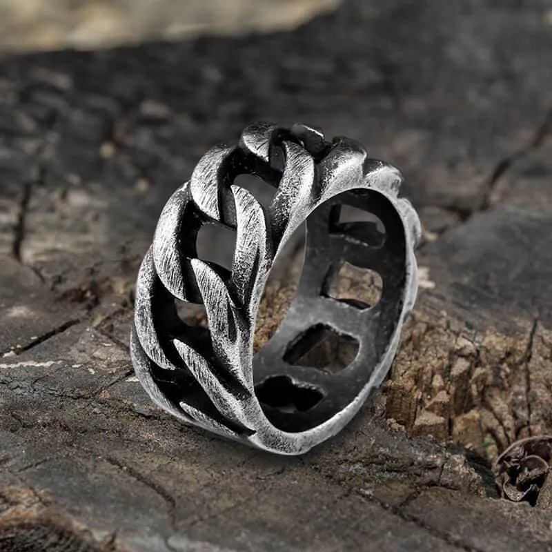 Weave Pattern Stainless Steel Ring sold by GTHIC product image thumbnail 5
