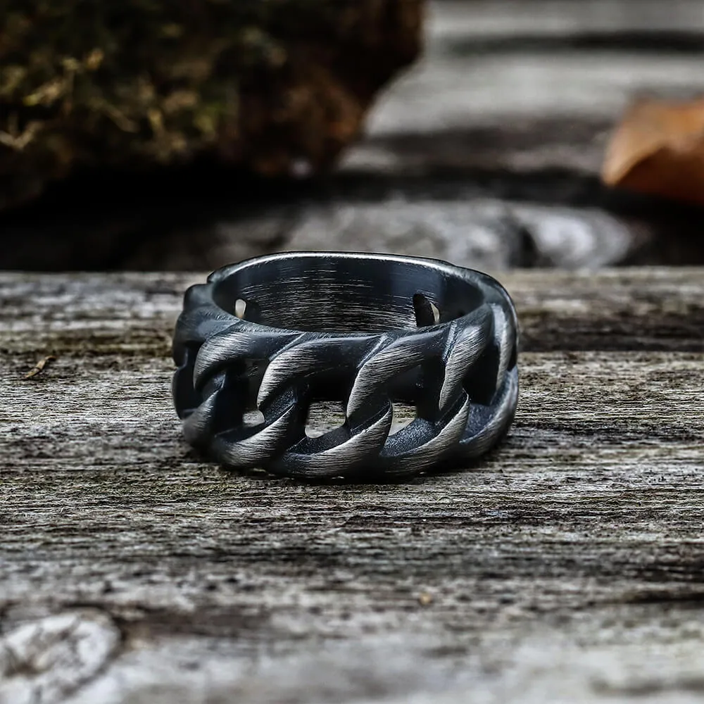 Weave Pattern Stainless Steel Ring sold by GTHIC