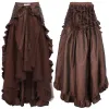 Victorian Steampunk Ruffle Pirate Wrap Skirt sold by GTHIC
