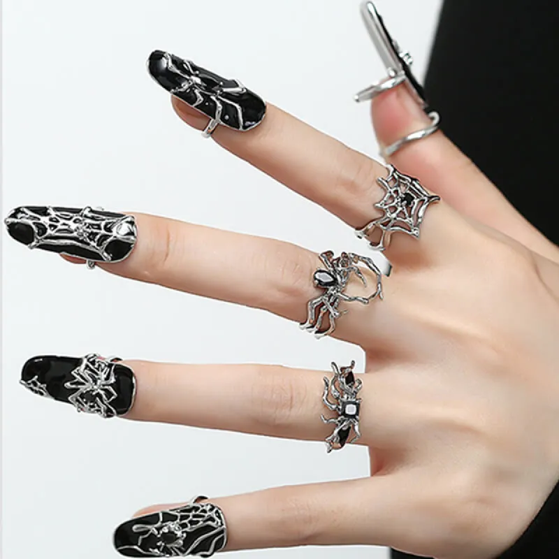 Goth Spider Alloy Animal Jewelry Set sold by GTHIC