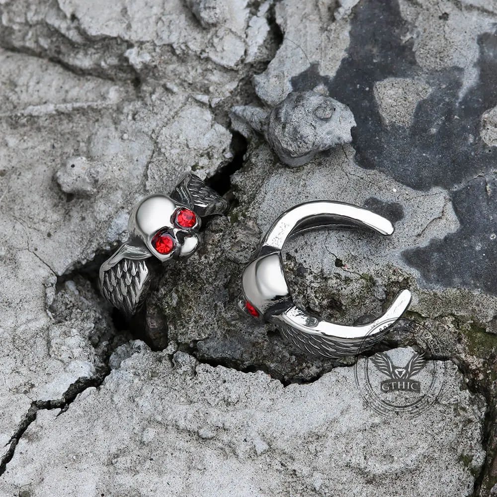 Free Soul Stainless Steel Biker Ear Cuffs sold by GTHIC product image thumbnail 4