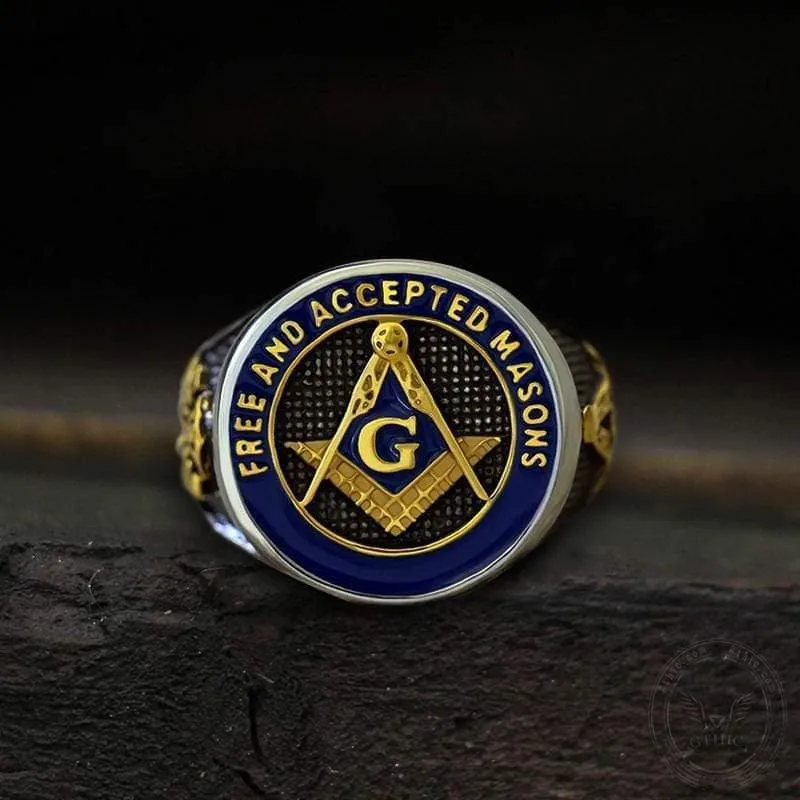 Eye Of Providence 316L Stainless Steel Masonic Ring sold by GTHIC