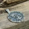 Two-sided Jesus Thorns Crown Sterling Silver Pendant sold by GTHIC